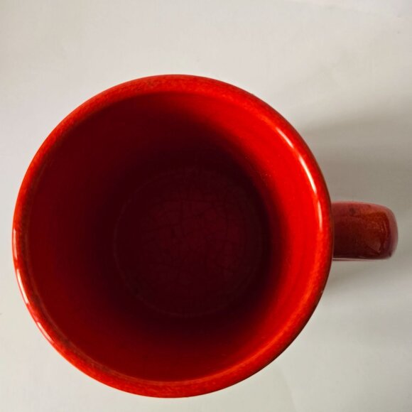 Waechtersbach West Germany Red Ceramic Coffee Mug Tea Cup - Picture 9 of 16